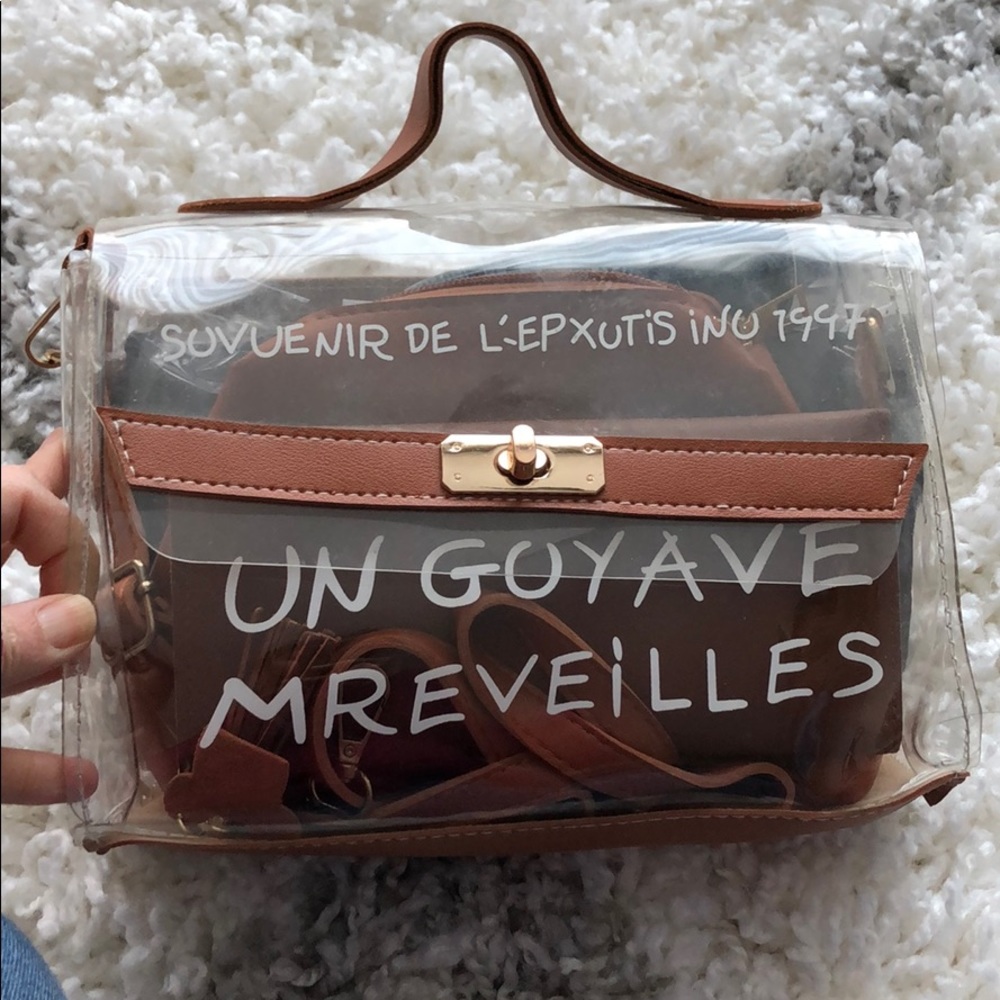 Transparent bag cute